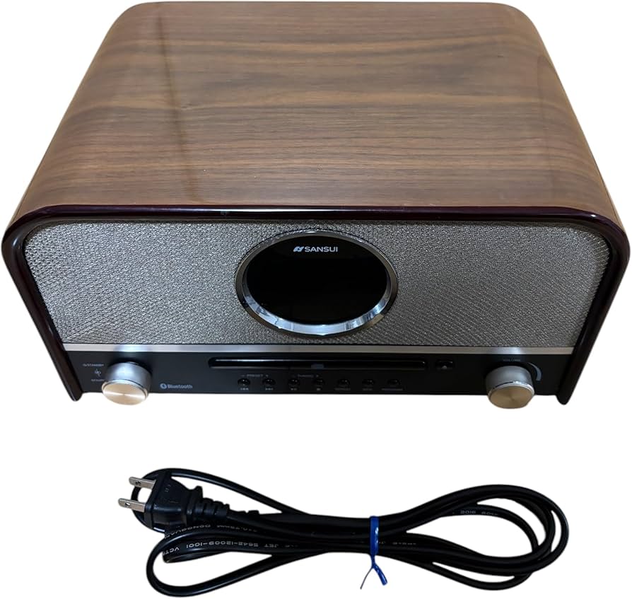 Amazon.co.jp: SANSUI CDプレーヤー Bluetooth対応 SMS-800BT : 家電