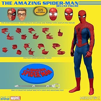 Mezco The Amazing Spider-Man Action Figure One:12 Deluxe Edition