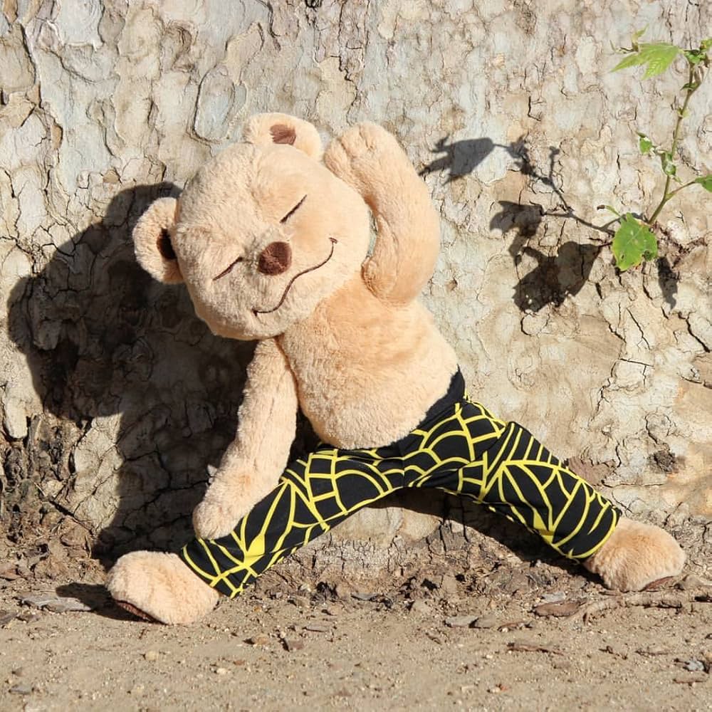 Amazon.co.jp: MeddyTeddy ヨガポージングベア 様々なヨガのポーズを