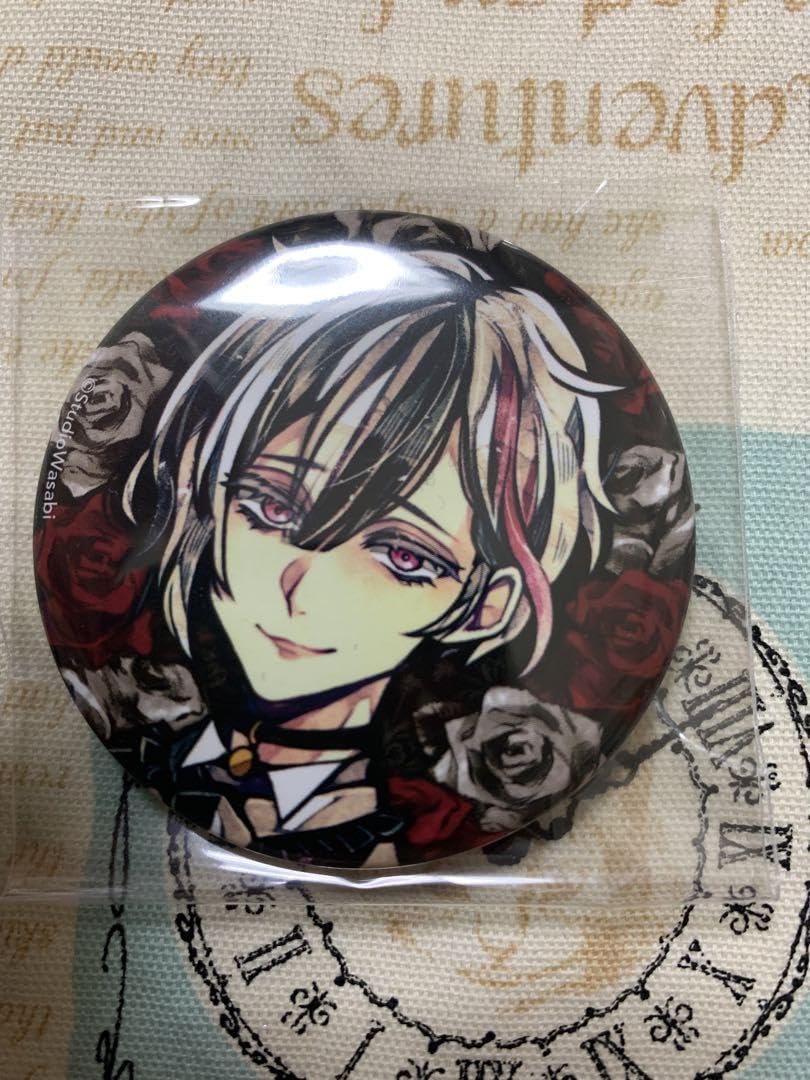 Amazon.co.jp: あくねこ 悪魔執事と黒い猫 缶バッジ ベリアン 初期缶