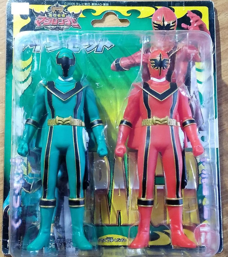 Amazon | ツインセット 魔法戦隊マジレンジャー マジレッド&マジ