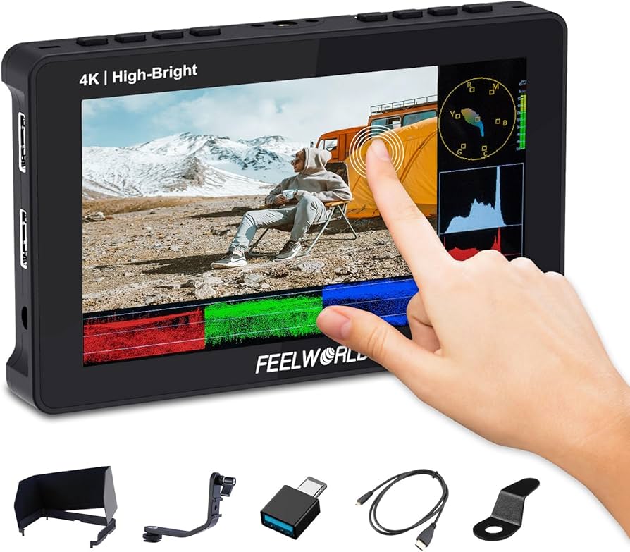 Amazon.com : FEELWORLD 5.5 Inch 1600Nit Camera Field Monitor Ultra