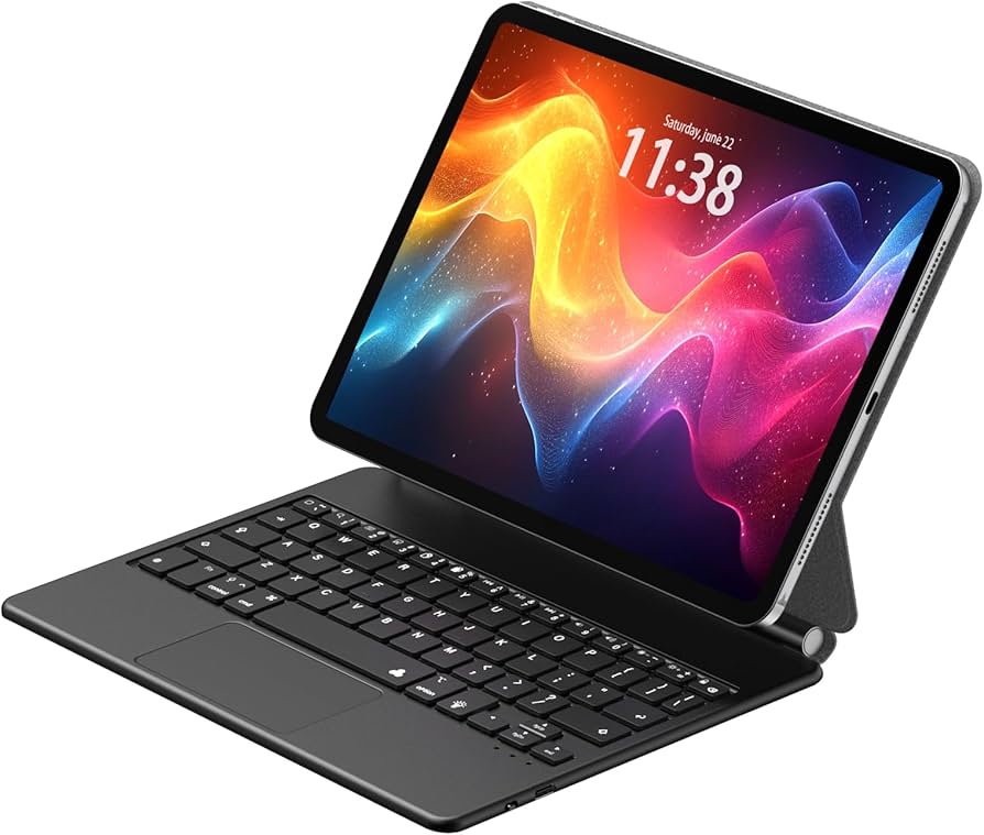 Amazon.com: VOWUBO Magic Keyboard for iPad Air 11 inch M3/M2