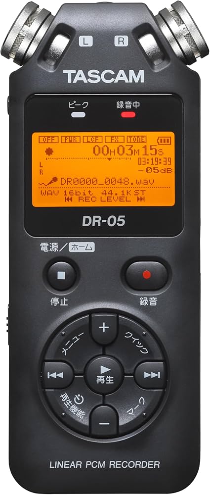 Amazon.co.jp: TASCAM(タスカム) DR-05 VER3 リニアPCMレコーダー