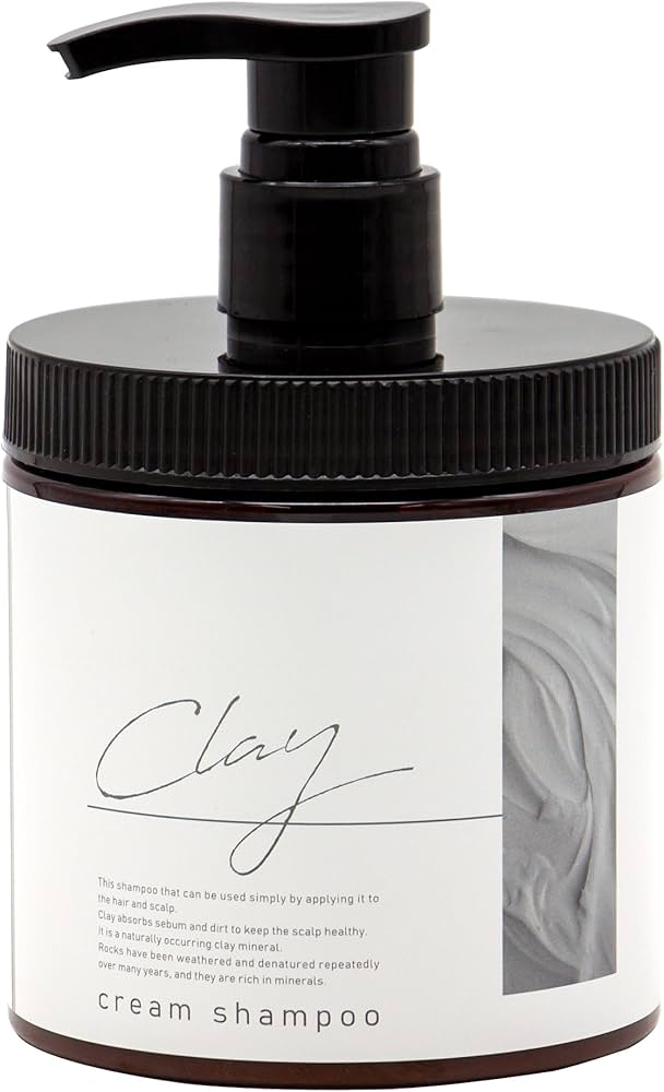 Amazon | クレイクリームシャンプー 450g トリートメント ヘッドスパ