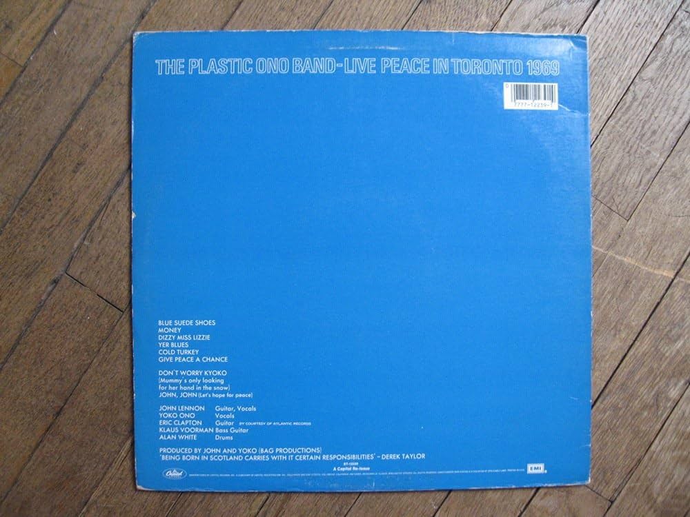 The Plastic Ono Band - Live Peace In Toronto 1969 - Amazon.com Music