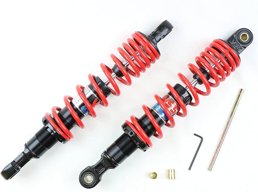 Amazon | YSS DTGガスハイブリッドリヤショック 340mm レッド