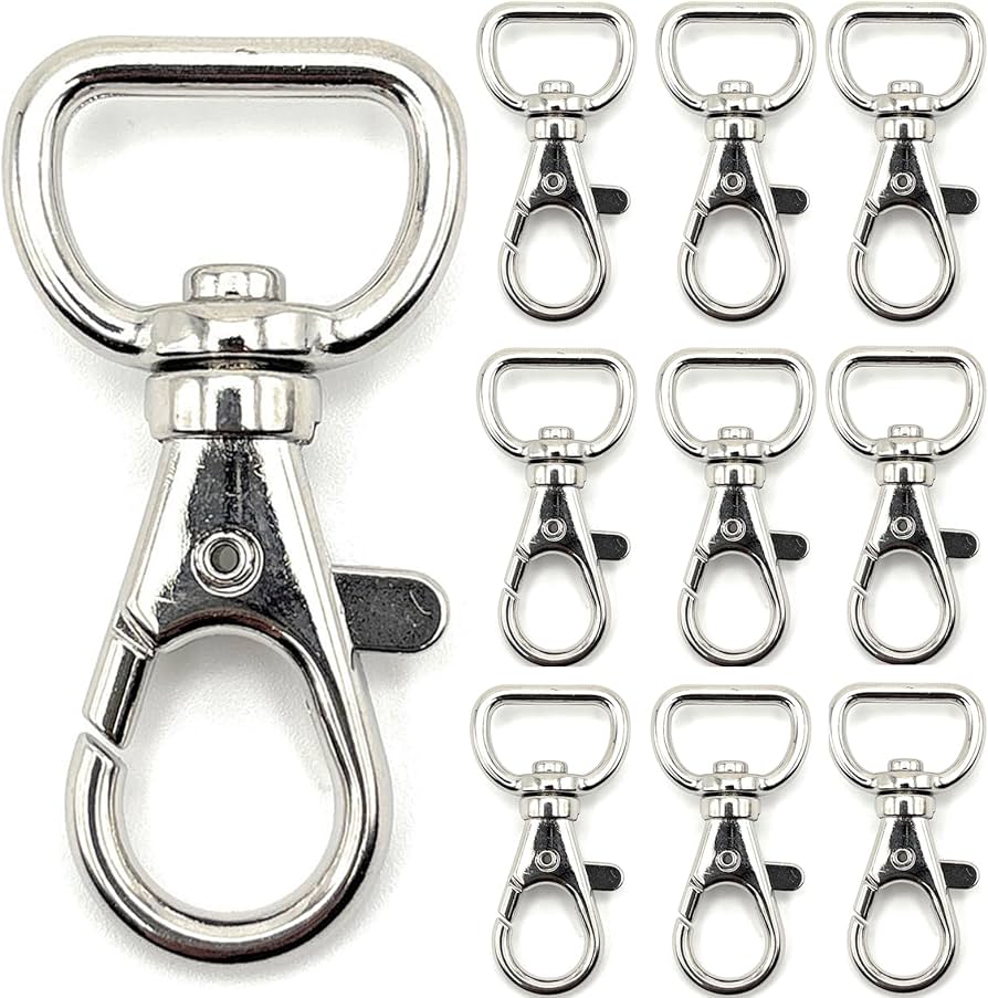 Amazon.co.jp: ナスカン 15mm シルバー 10個 スマホショルダー