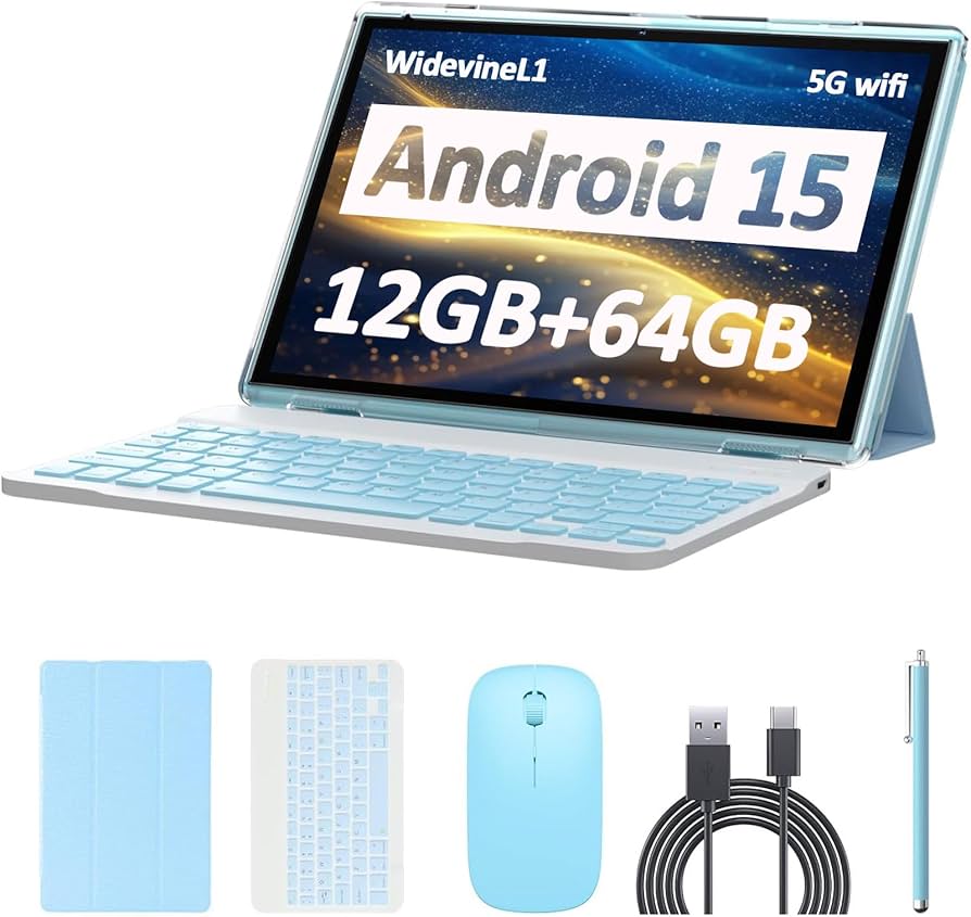 Amazon.com : Android 15 Tablet, 10 inch 12GB RAM+64GB ROM/1TB (Max