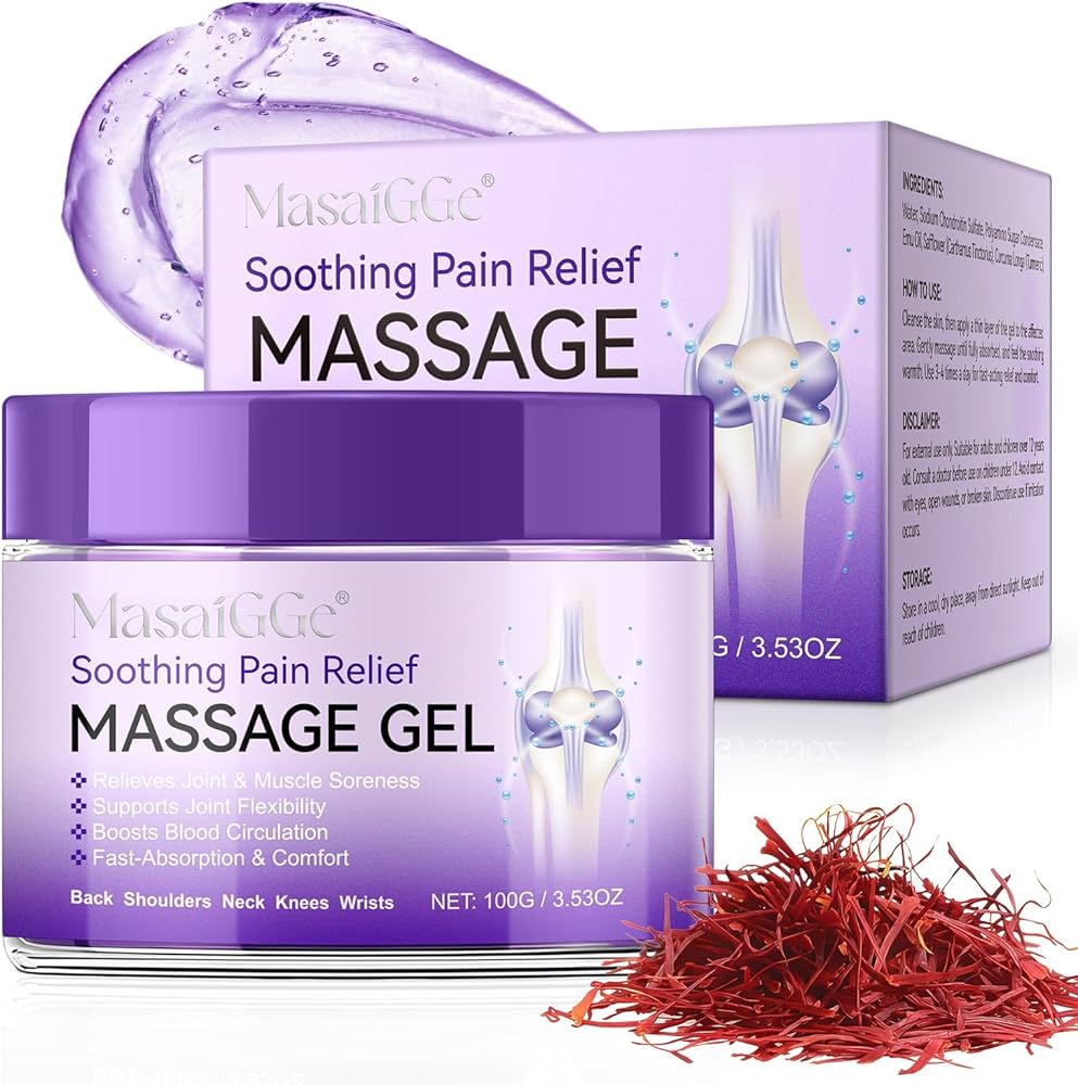 Amazon.com : Soothing Massage Gel - Joint Massage Purple Gel