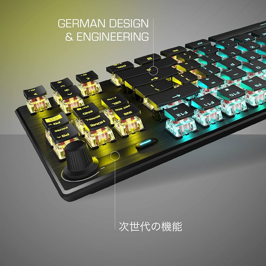 Amazon.co.jp: ROCCAT ゲーミングキーボード Vulcan TKL Pro US 英語
