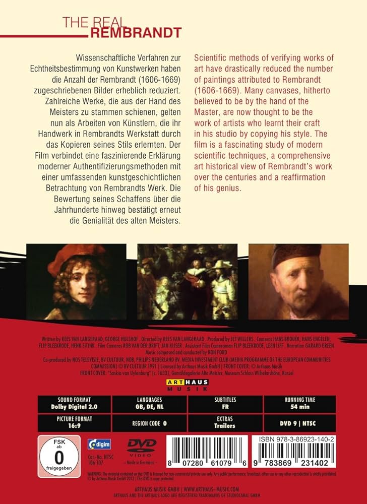 Real Rembrandt: Amazon.ca: Rembrandt, van Langeraad: Movies & TV Shows