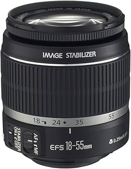 Amazon.com : Canon EF-S 18-55mm f/3.5-5.6 IS II SLR Lens White Box