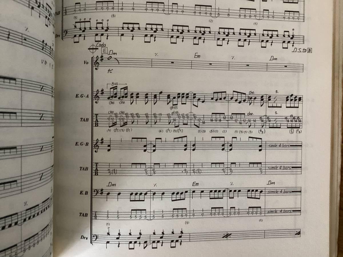 遠藤ミチロウ ベトナム伝説 Vietnam-Legend バンドスコア 楽譜 楽譜