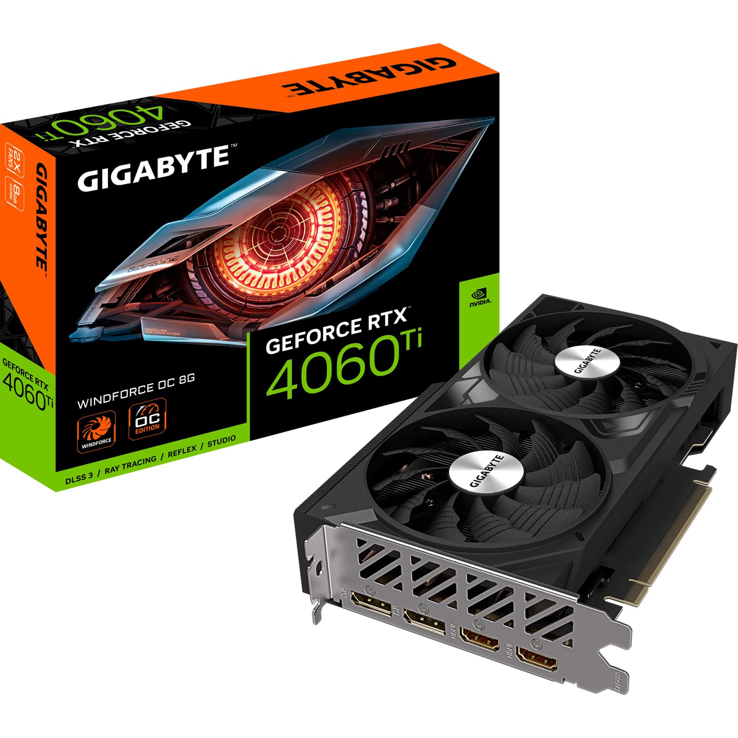 Amazon.com: Gigabyte NVIDIA GeForce RTX 4060 Ti WINDFORCE OC