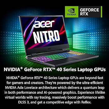 Amazon.com: acer Nitro 5 Gaming Laptop | Intel 12th Gen i7-12650H