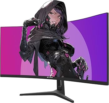 Amazon.co.jp: CRUA 湾曲 ゲーミング モニター 34インチ UWQHD(3440