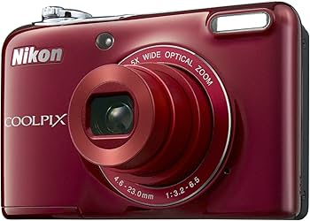 Amazon | Nikon デジタルカメラ COOLPIX L32 レッド 光学5倍ズーム