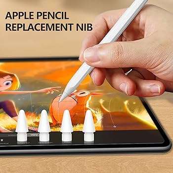 Amazon | 4個Apple用鉛筆チップApple Pencil 1/2/Pro世代用,高感度