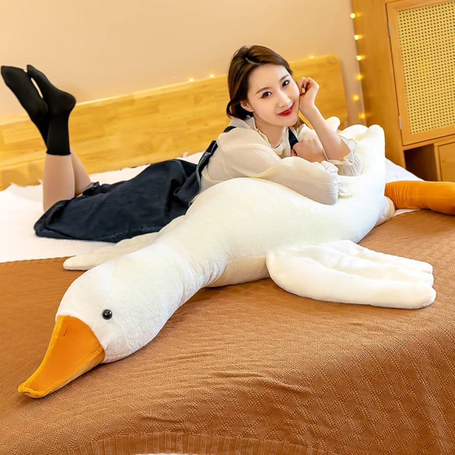 Amazon｜M．ASSOLATO アヒル ぬいぐるみ 特大 あひる 大きい