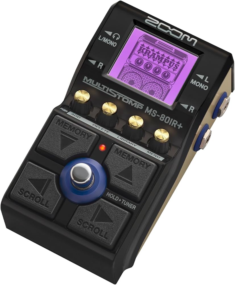 Amazon.co.jp: ZOOM MS-80IR Plus マルチストンプペダル IR