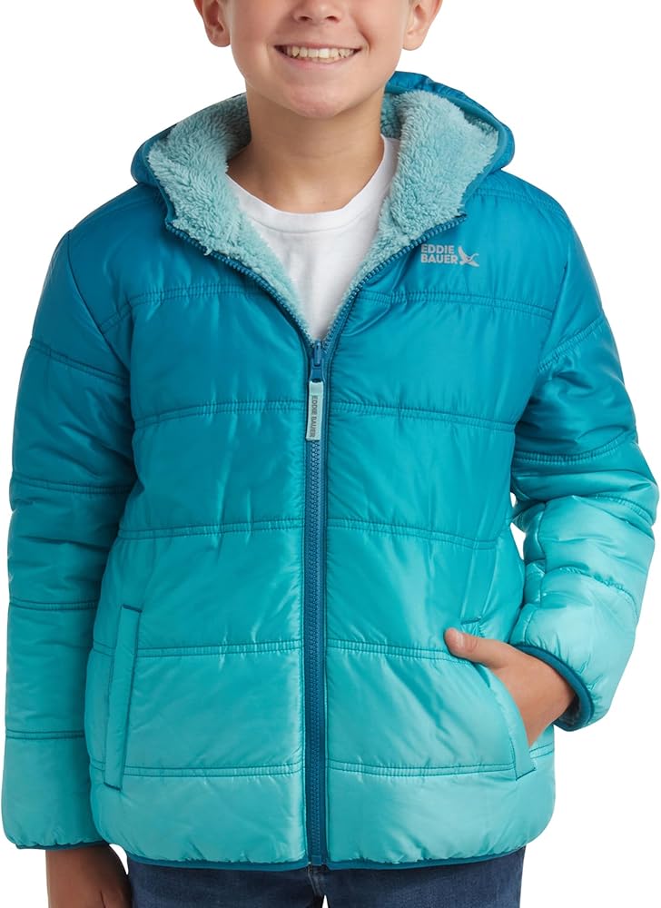 Amazon.com: Eddie Bauer Boys' Reversible Jacket - Waterproof