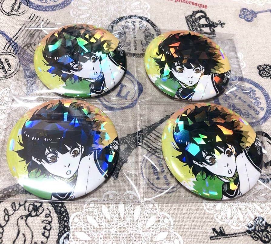 Amazon.co.jp: ブルーロック マズル ホログラム 缶バッジ 蜂楽 廻