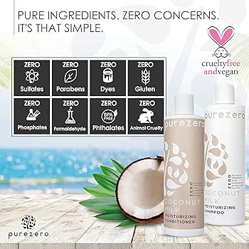 Amazon.com : Purezero 20 Oz Value Pack Coconut Milk Shampoo