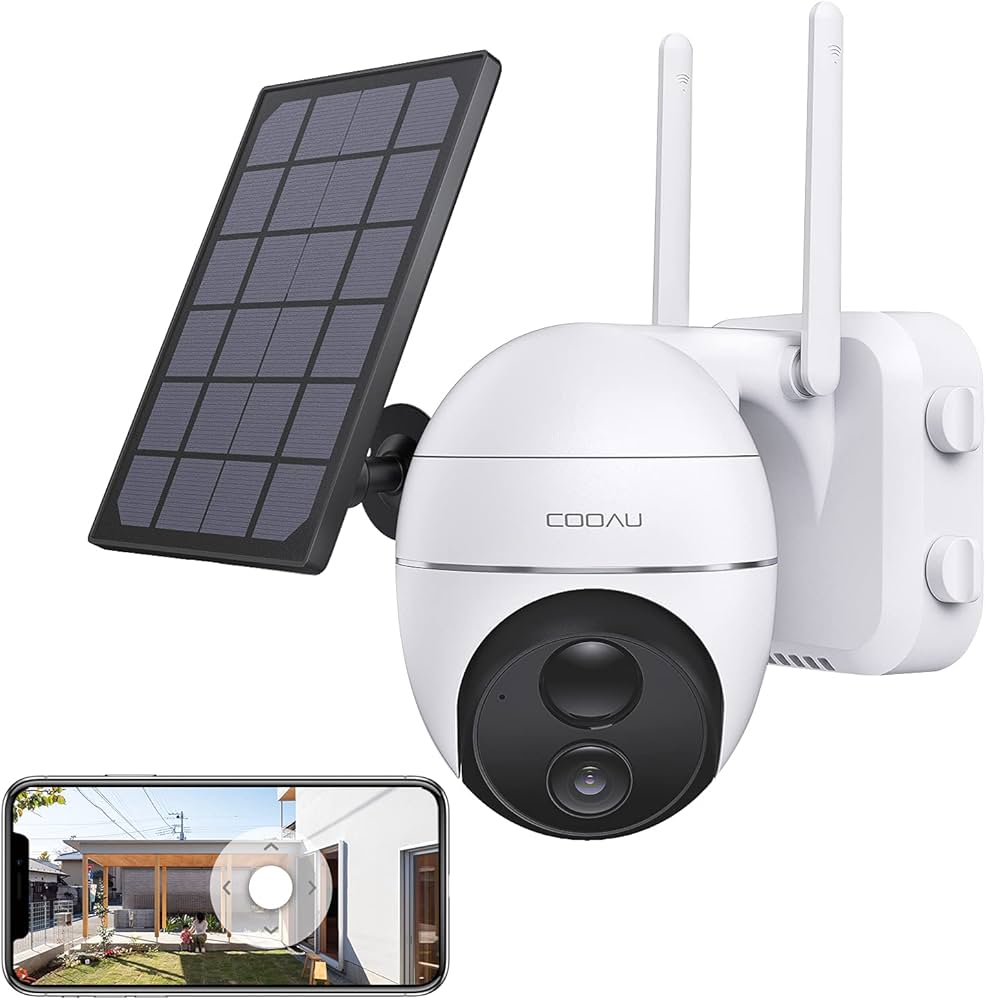 Amazon.co.jp: 【360°広角撮影・完全無線】COOAU 防犯カメラ 屋外