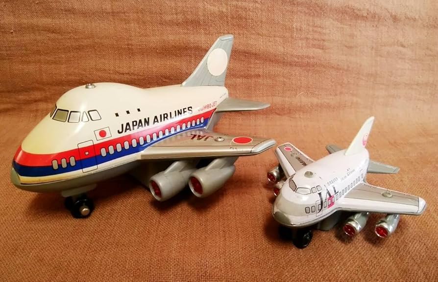 Amazon | レトロ 当時物 日本製 ブリキ 玩具 JAL ジャンボジェット