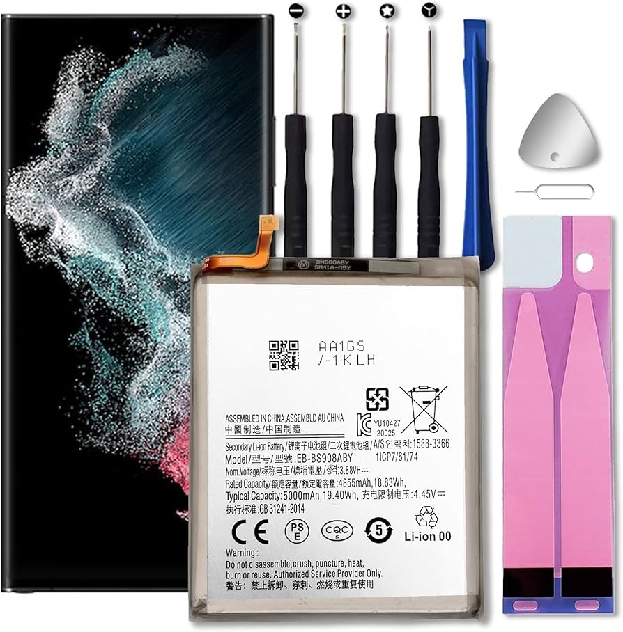 Amazon.com: TGXJI Replacement Battery for Galaxy S22 Ultra, (2026