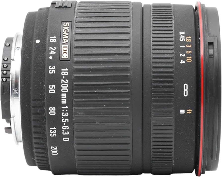 Amazon.com : Sigma 18-200mm f/3.5-6.3 DC Lens for Nikon Digital