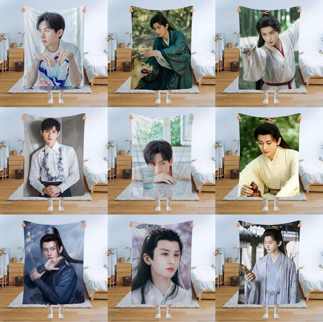 Amazon.co.jp: 成毅 ブランケット 100×150cm 2層厚み 冬向け 蓮花楼