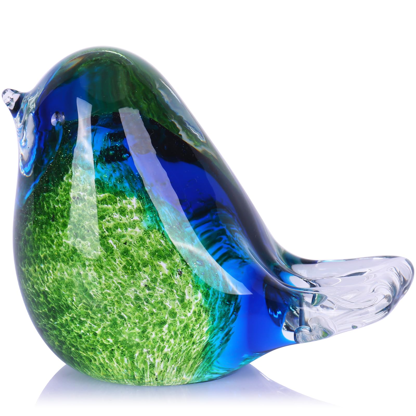 Amazon.co.jp: LCCCK ブルーバードガラス置物 - クリスタルバード