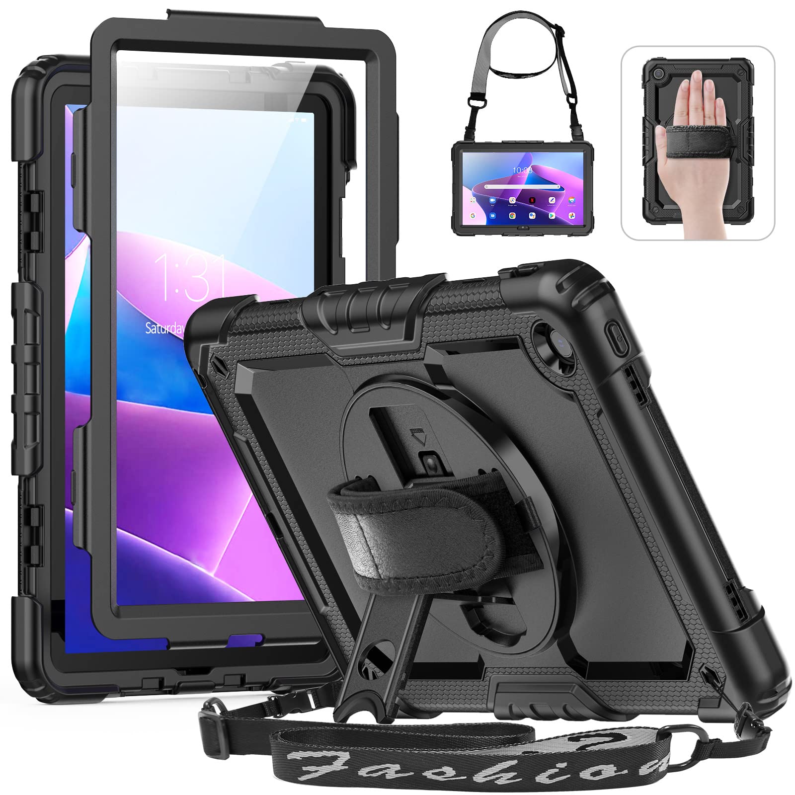 Amazon.com: HXCASEAC Case for Lenovo Tab M10 Plus 3rd Gen Case