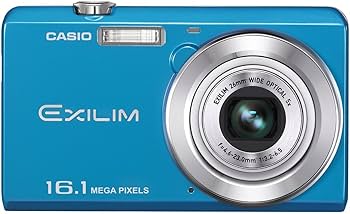 Amazon | CASIO デジタルカメラ EXILIM 1610万画素 5倍 ブルー EX