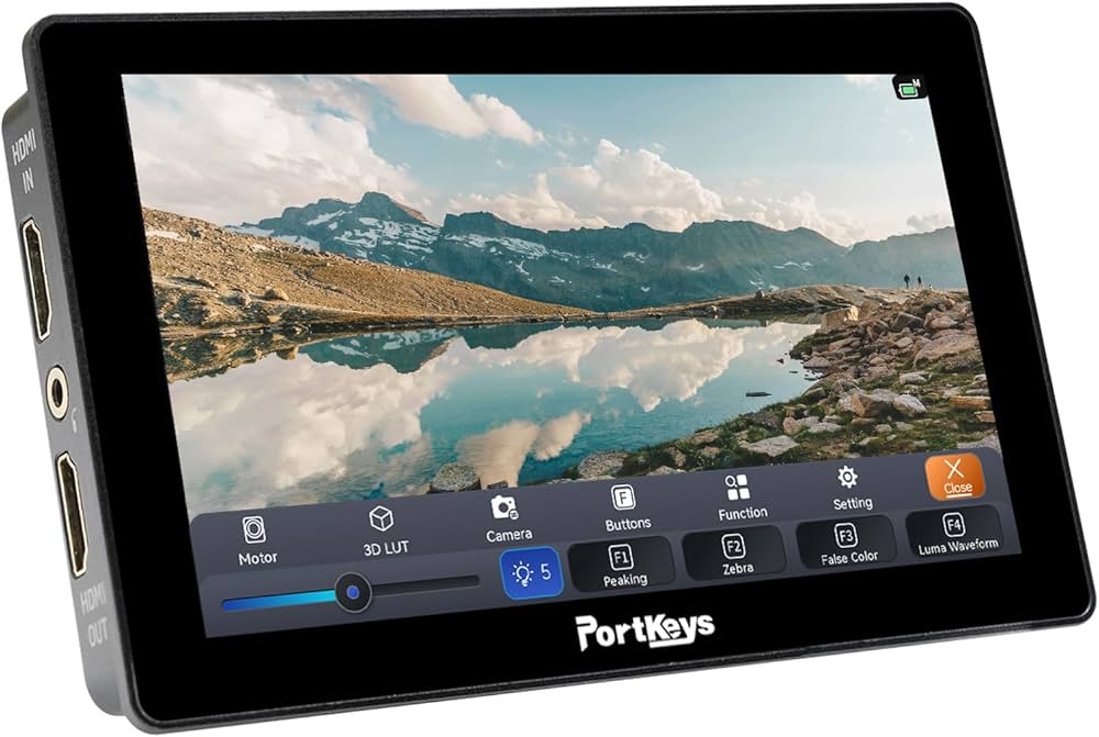 Amazon | PortKeys LH5PII 撮影モニター 5.5インチ 2200nit 4KHDMI
