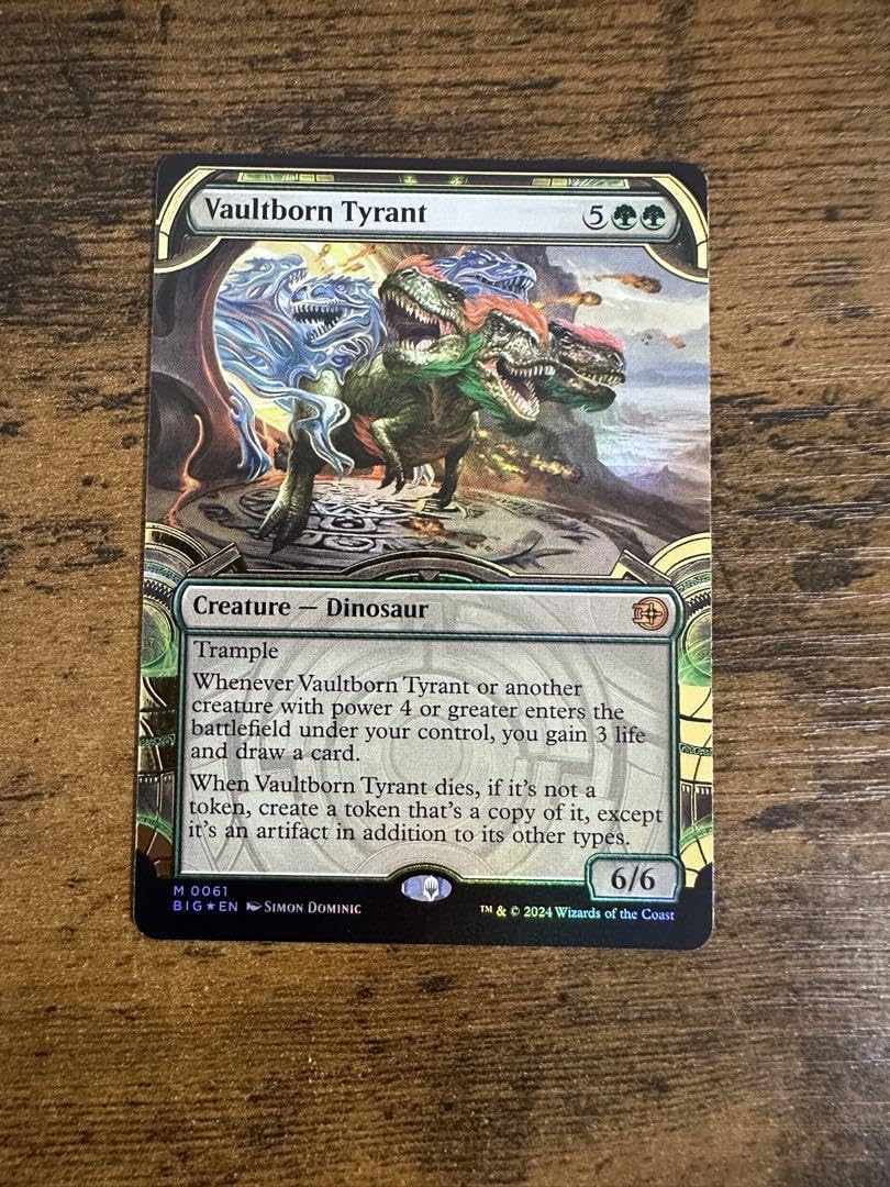 MTG 宝物庫生まれの暴君 レイズド Foil 英語 ②