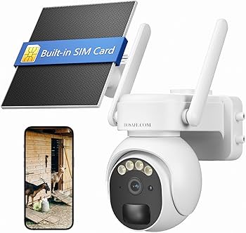 Amazon.com : 4G LTE Security Camera Outdoor, 360° PTZ Outdoor