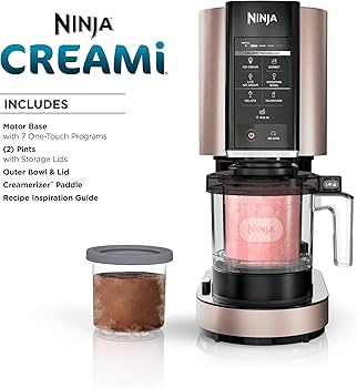 Ninja CREAMi Ice Cream Maker, for Gelato, Mix-ins, Milkshakes