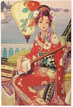 Amazon.co.jp: 竹久夢二8 パズル 良質な木製パズル 装飾 学生 子供