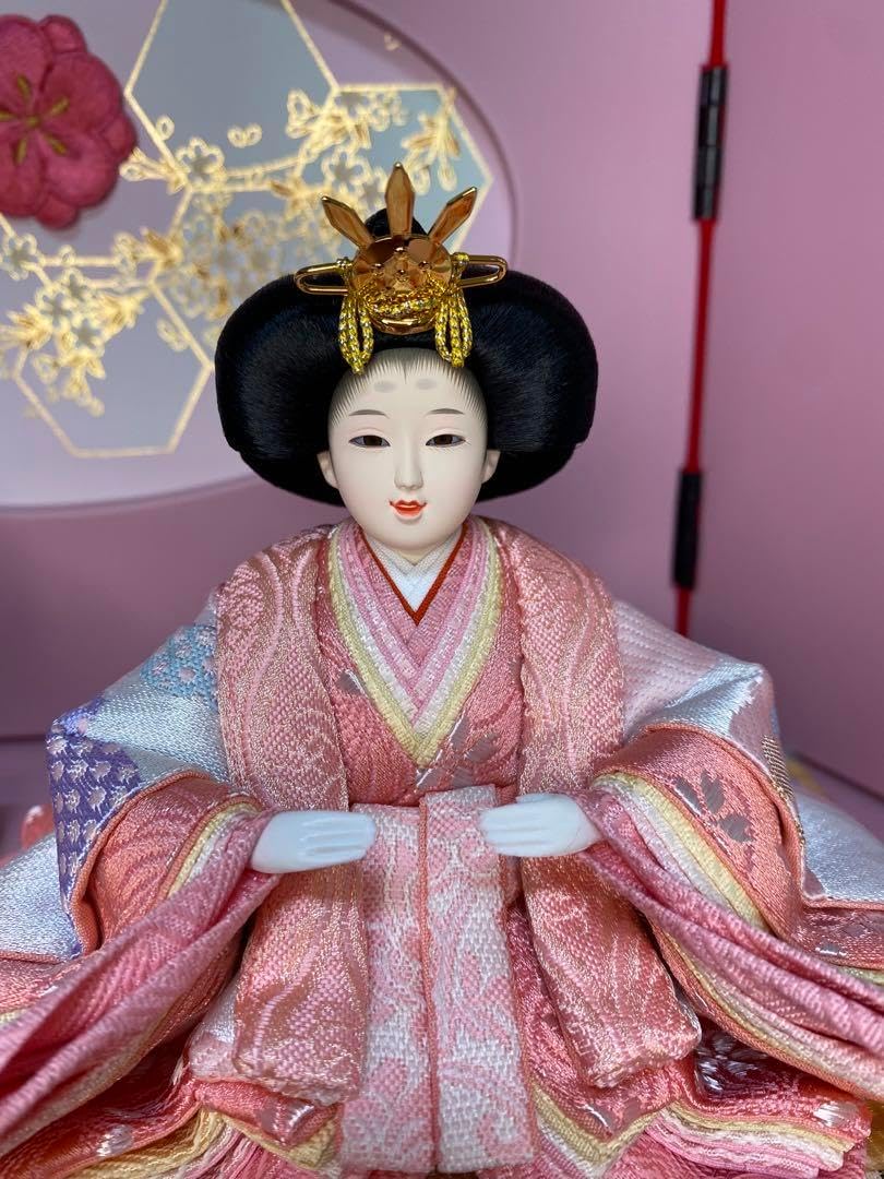 ミ*ん様 木目ひな人形 木村秀櫻 木目込人形 ミ*ん様