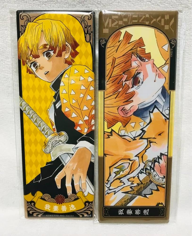 Amazon | 我妻善逸 原画 缶バッジ 2点セット | バッジ | おもちゃ