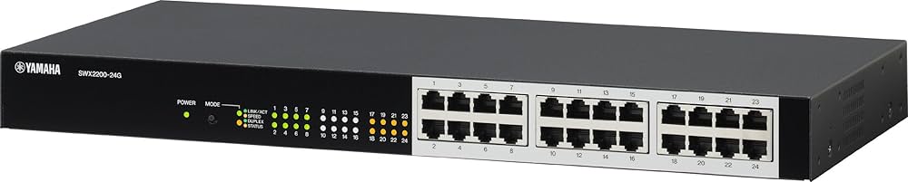 Amazon | ヤマハ スマートL2スイッチ SWX2200ー24G | ヤマハ(YAMAHA