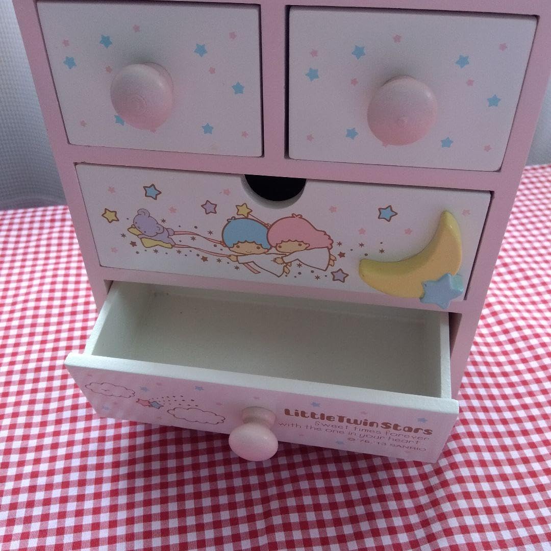 Amazon.co.jp: キキララ 木製 ミニチェスト 2013 リトルツインスターズ