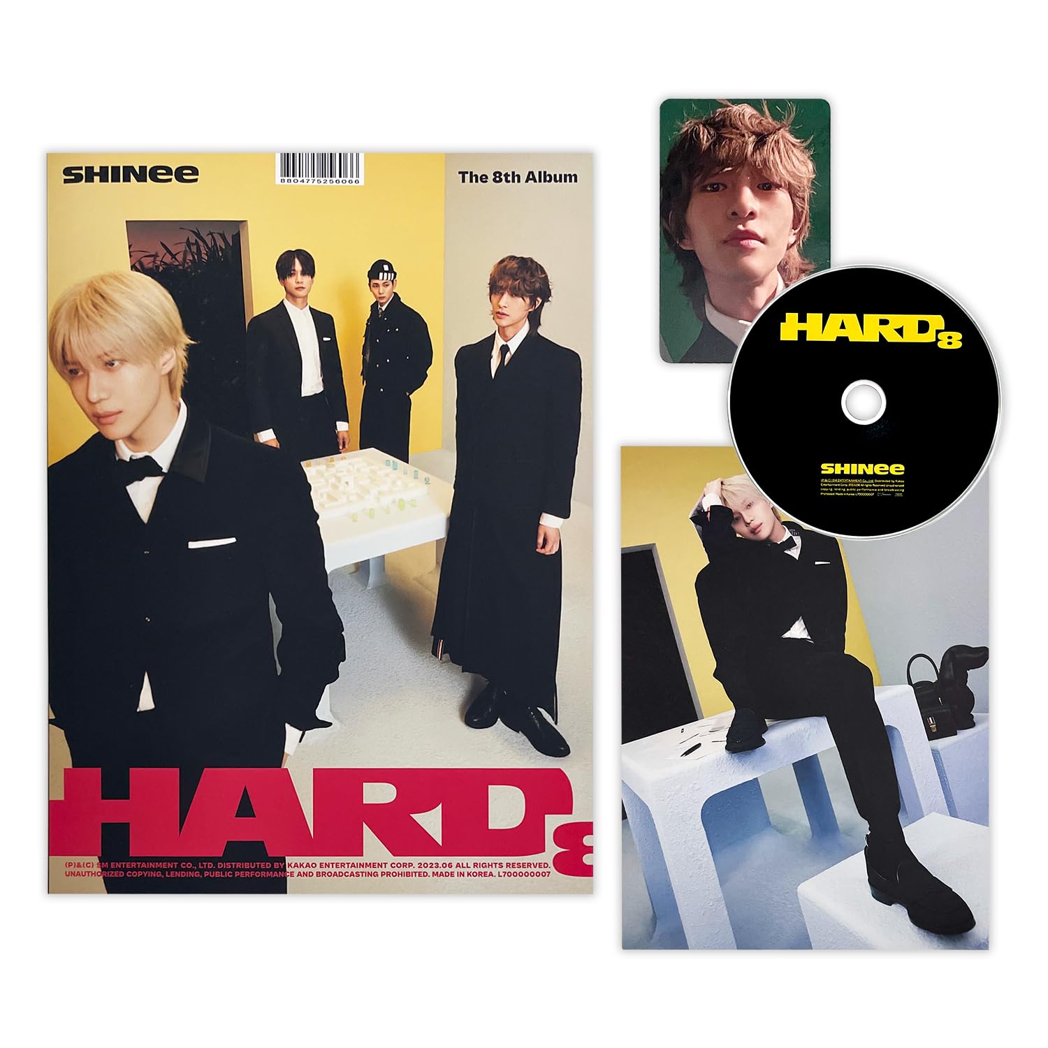 Amazon.com: SHINEE - 8th Album [Hard] (MAKER Ver.) Cover + CD-R +