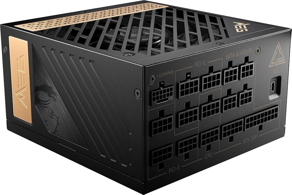 Amazon | MSI MEG Ai1300P PCIE5 PC電源ユニット 1300W ATX3.1/PCIe