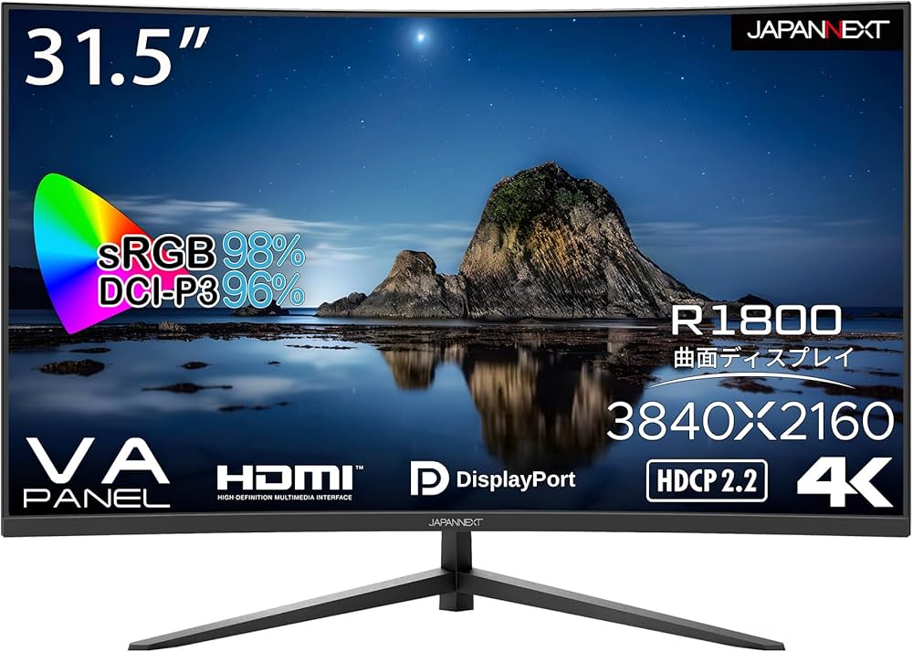 Amazon.co.jp: JAPANNEXT 31.5インチ モニター 4K UHD 3840x2160解像度