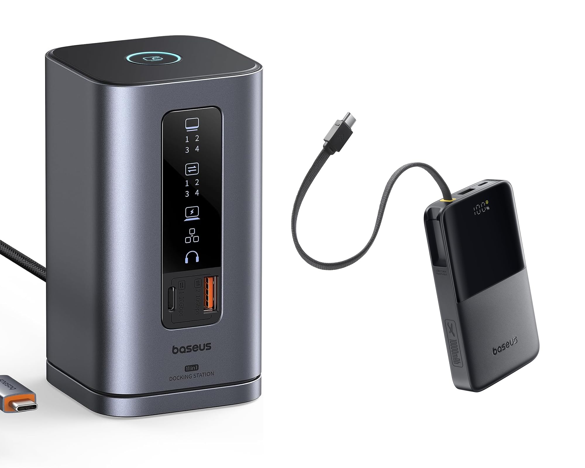 Amazon.com: Baseus Docking Station Spacemate(Win) 11 in 1&Baseus