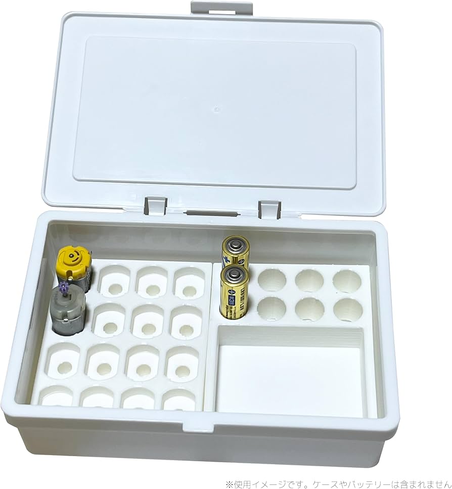 Amazon.co.jp | ミニ四駆用 両軸・片軸モーター収納ケース フタとま 16